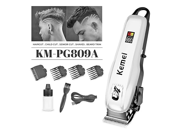 ELECTRIC SHAVER.NEW ARRIVALS BEST QUALITY Kemei Rechargeable Hair Shaver Clipper /Shaving Machine . Adopt stainless steel blade which is durable non-irritating trimming on even sensitive skin