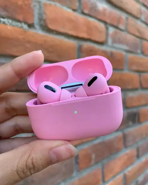 TWS Airpods Pro3 Bluetooth Headsets Wireless Pods Pro Earpods Earphones -Pink