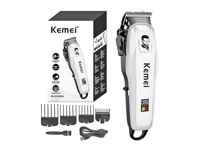 ELECTRIC SHAVER.NEW ARRIVALS BEST QUALITY Kemei Rechargeable Hair Shaver Clipper /Shaving Machine . Adopt stainless steel blade which is durable non-irritating trimming on even sensitive skin