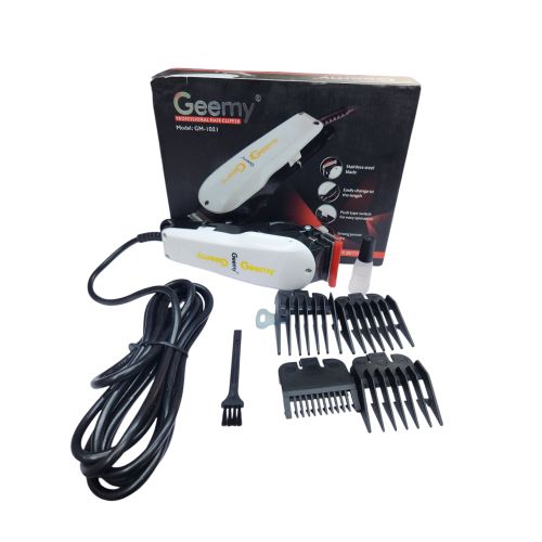 Geemy BEST PROFESSIONAL CORDED HAIR & BEARD SHAVING MACHINE FOR Barbershops / Kinyozi For haircuts, fades, line-ups, and balding