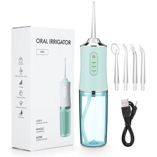 Portable Oral Irrigator Water Flosser Usb Water Jet Floss 4 Jet
