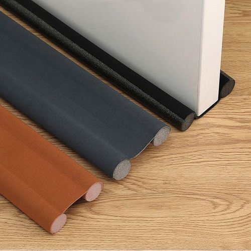 Waterproof door Sealer, Draught Excluder Stopper Door Bottom Guard Double Silicone Rubber Seal Dustproof Soundproof