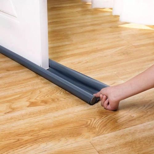 Waterproof door Sealer, Draught Excluder Stopper Door Bottom Guard Double Silicone Rubber Seal Dustproof Soundproof