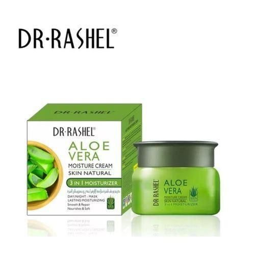 Dr. Rashel Aloe Vera Moisture Cream 3 in 1 Moisturizer - Day/Night Mask, Moisturizing, Smooth & Repair As Picture 50g
