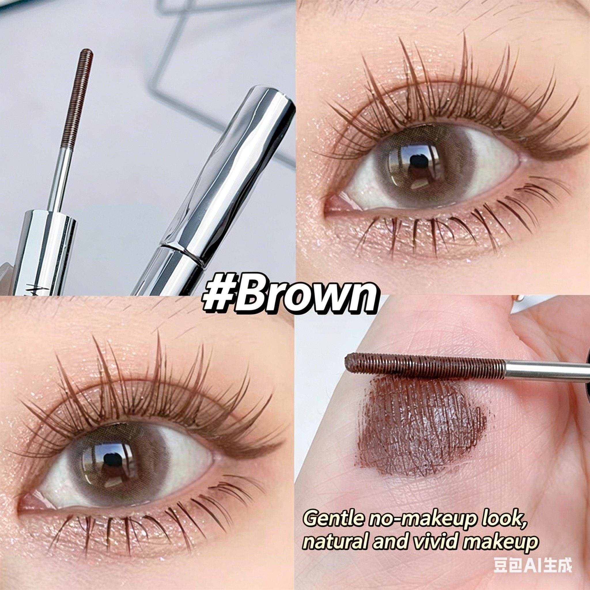 MeishiFei Steel Tube Mascara Lengthening Curling Waterproof Sweatproof Long Lasting Natural No Clumping