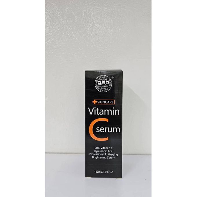 QBD Skincare Vitamin C Serum 100ml Brightening Anti Aging Face Serum Removes Dark Spots Acne Scars Hydrating Glow Boosting Skin Repair Even Tone Facial Serum For All Skin Types
