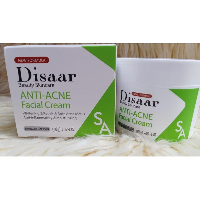 Disaar Anti Acne Facial Cream 120g Whitening Repair Moisturizing Face Cream Fade Acne Marks Oil Control Soothing Anti Inflammatory Hydrating Smooth Clear Skin Treatment For Women And Men