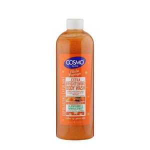 Cosmo Glow Gluta Papaya Glow Enhancing Body Wash 1000ml Exfoliating Shower Gel with Glutathione Papaya Extract Natural Pumice for Soft Smooth Radiant Looking Skin Daily Body Cleanser