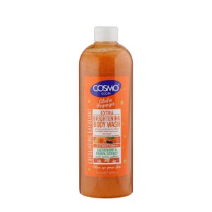Cosmo Glow Gluta Papaya Glow Enhancing Body Wash 1000ml Exfoliating Shower Gel with Glutathione Papaya Extract Natural Pumice for Soft Smooth Radiant Looking Skin Daily Body Cleanser