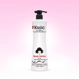 Roushun Kojic Acid Body Lotion 500ml – Moisturizing Body Lotion for Dry Skin, Uneven Looking Skin Tone, Dark Spot Care, Soft Smooth Radiant Skin, Daily Body Care for Women Men