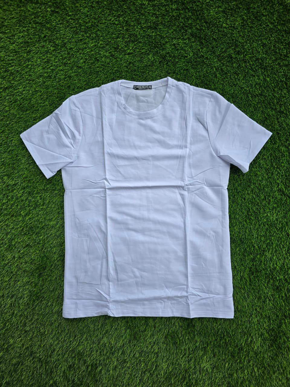 White Unisex Cotton Tshirts