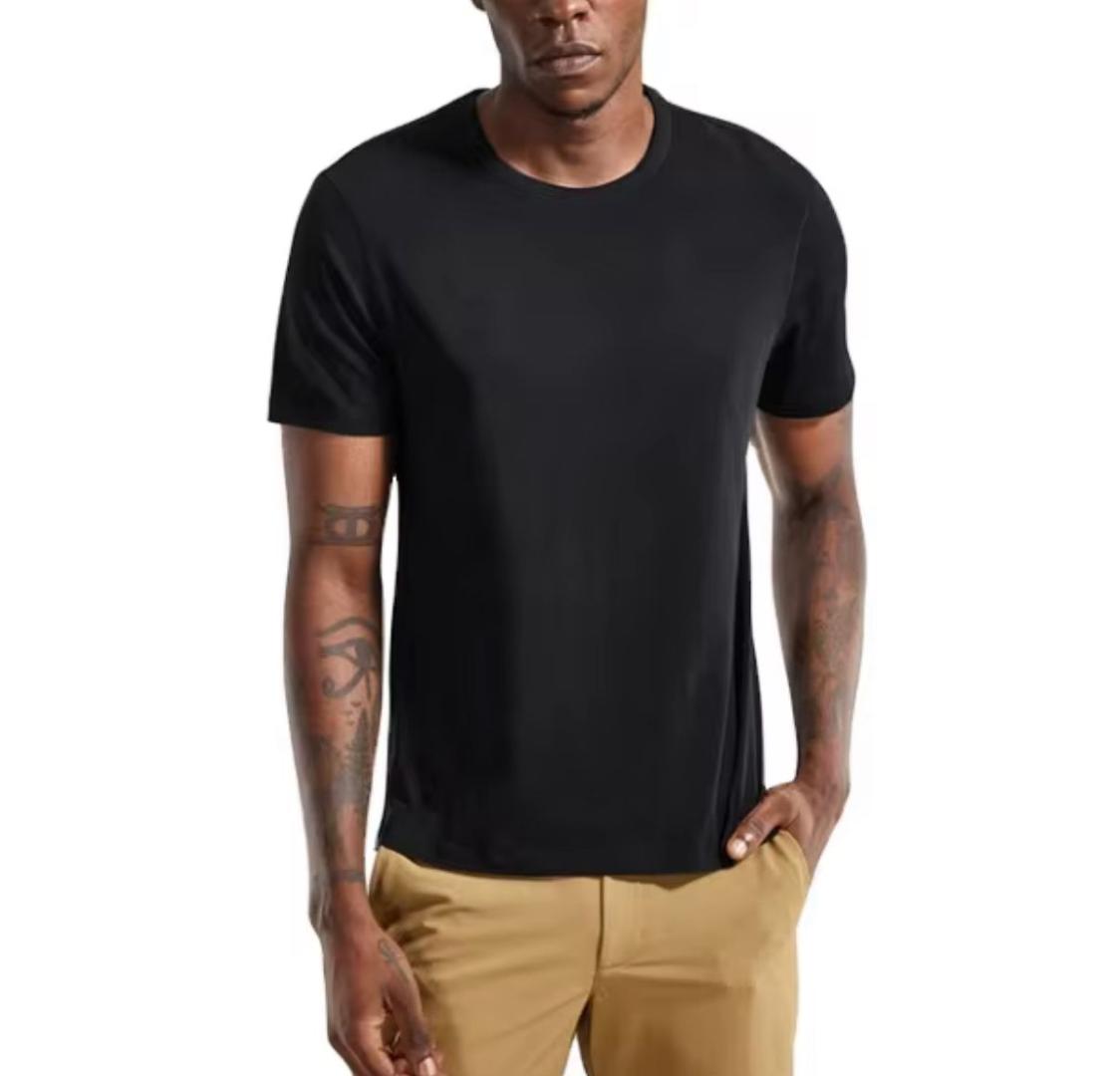 Black Unisex Cotton Tshirts