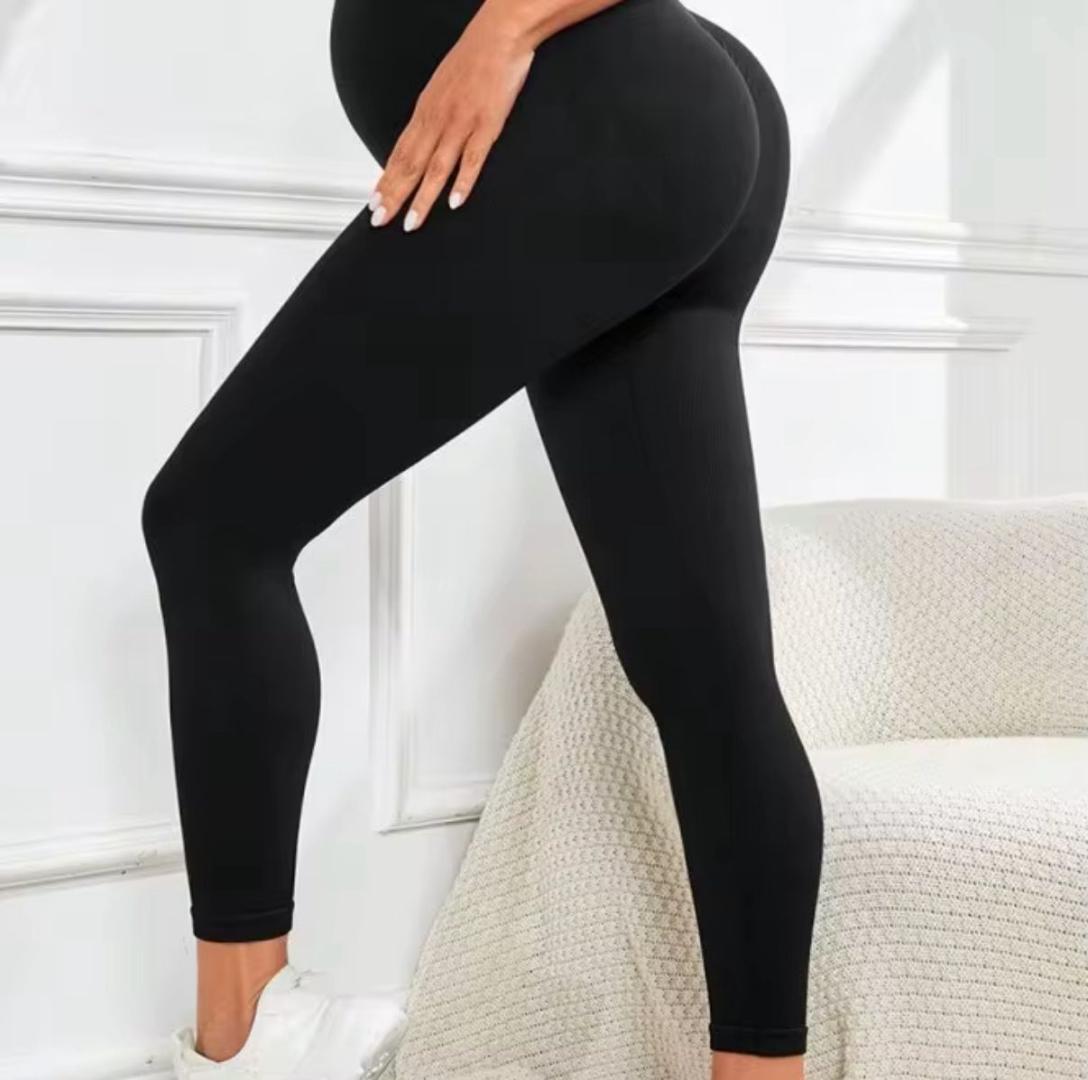 Black pregnant friendly ladies tights