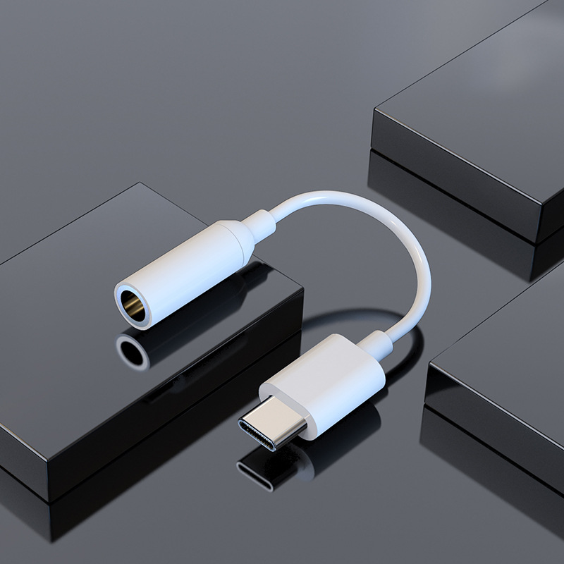 J&Rose New Upgrade TYPE-C to 3.5mm Adapter, Lossless Sound Quality, Type-C to Headphone Jack Converter, Easy Connection, Plug and Play for Smartphones, Tablets, Laptops