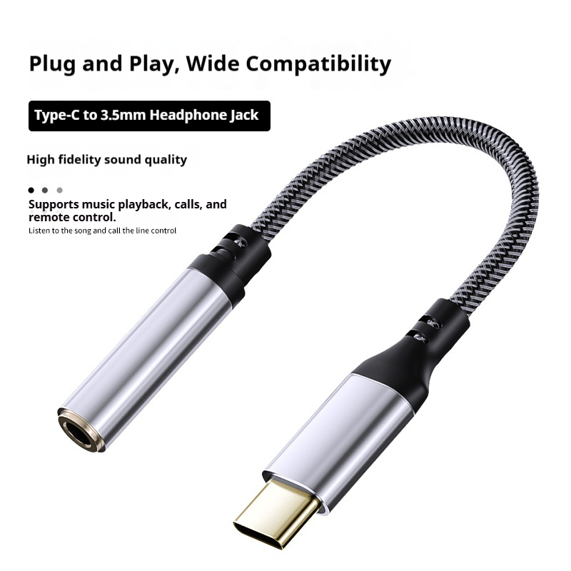 J&Rose USB to 3.5mm Audio Adapter Cable 13cm, 2-in-1 Headset & Mic Combo, Plug and Play for Laptop, PC, PS4, PS5, Switch, Headphones, Speakers