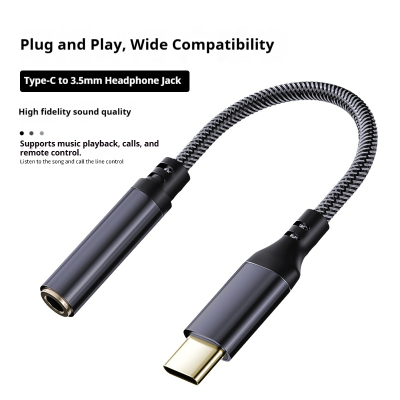 J&Rose USB to 3.5mm Audio Adapter Cable 13cm, 2-in-1 Headset & Mic Combo, Plug and Play for Laptop, PC, PS4, PS5, Switch, Headphones, Speakers