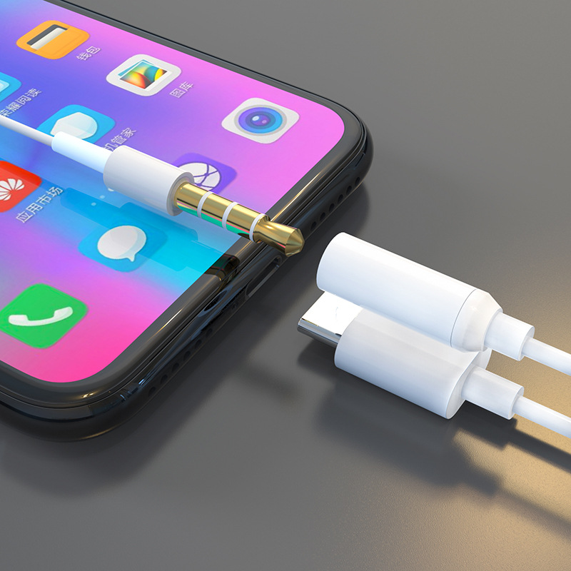 J&Rose New Upgrade TYPE-C to 3.5mm Adapter, Lossless Sound Quality, Type-C to Headphone Jack Converter, Easy Connection, Plug and Play for Smartphones, Tablets, Laptops