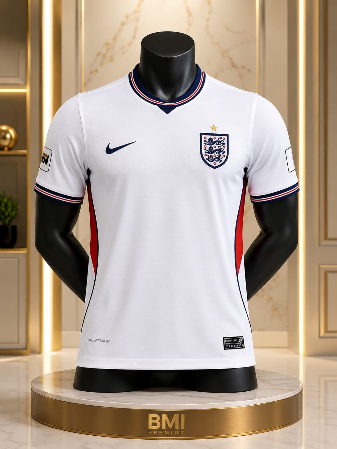 🔥 England National Team 2026 FIFA World Cup Home Jersey – Ultra Premium Fan Edition White Football Shirt with Navy & Red Accents | Elite Performance Breathable Match-Day Jersey for Men