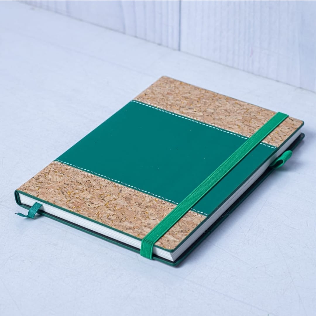 New Arrival! Premium Double Cork Eco Notebook with FREE Executive Pen – Luxury Cork Cover Executive Business Journal, Office Diary, Professional Planner & Writing Notebook