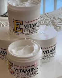 Original Fruit of the Wokali Vitamin E Skin Care Cream 115g – Moisturizing and Nourishing Face & Body Cream