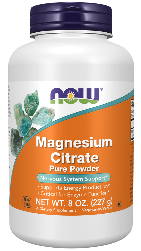 NOW Magnesium Citrate Powder 227g