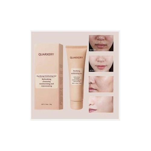 Quarxery Purifying Exfoliating Gel-Gentle for Face - Facial Peeling Gel Scrub for Face Cleans Dirt & Oils