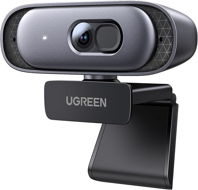 UGREEN CM778 USB 2K Webcam UG-35626 – 2K QHD 2560x1440, Built-in Microphone, Autofocus, USB 2.0 Plug & Play