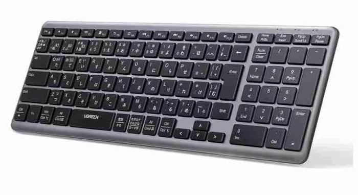 Ugreen KU005 Ultra Slim Wireless & Bluetooth Rechargeable Keyboard