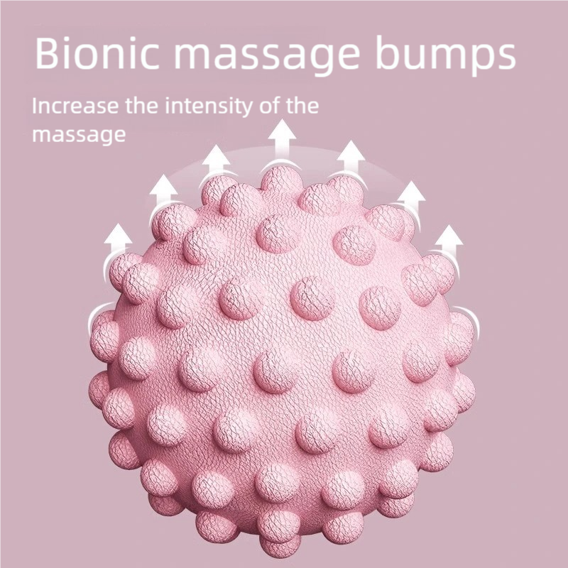 Relaxation yoga for shoulders, neck, and legs, relaxation foot massage ball, fascia ball for plantar massage, portable therapeutic massage tool for heel, arch, and plantar pain
