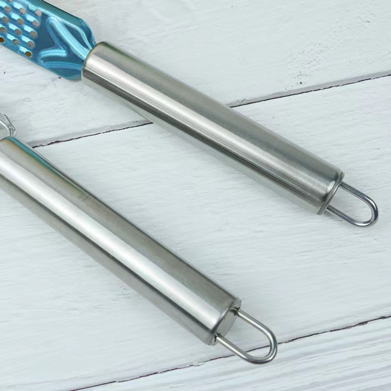 Stainless steel long-handled cheese grater, household cheese grater, potato grater, lemon peel and zester, kitchen gadgets