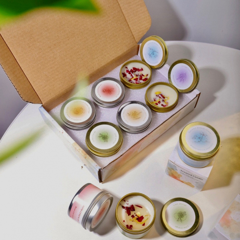 Soy wax aromatherapy candles, wedding souvenirs, birthday gifts, floral fragrances, fragrant roses, natural and long-lasting smoke-free and stress relieving
Festival candles