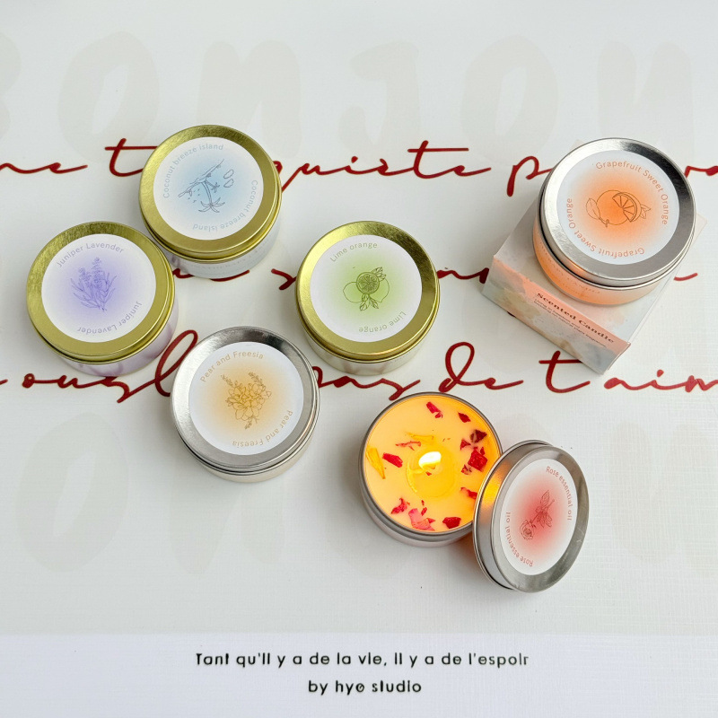 Soy wax aromatherapy candles, wedding souvenirs, birthday gifts, floral fragrances, fragrant roses, natural and long-lasting smoke-free and stress relieving
Festival candles