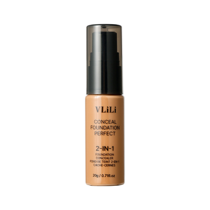 Waterproof full concealer concealer 6-color liquid foundation concealer acne mark cover black eye circles durable waterproof liquid foundation makeup view 5