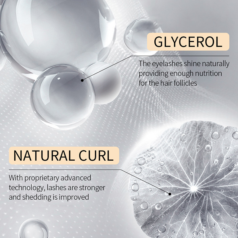 Eyelash Nourishing Liquid Natural Curling Volumizing Thickening Lengthening Lash Growth Serum  ， Eye Makeup Cosmetics
