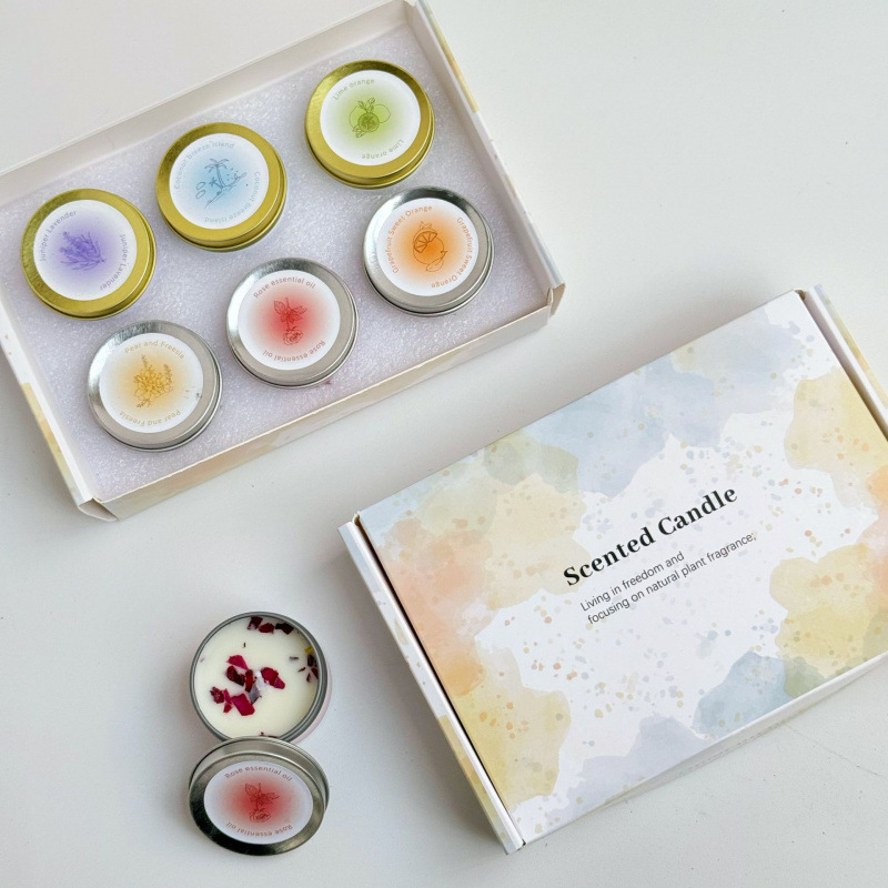 Soy wax aromatherapy candles, wedding souvenirs, birthday gifts, floral fragrances, fragrant roses, natural and long-lasting smoke-free and stress relieving
Festival candles