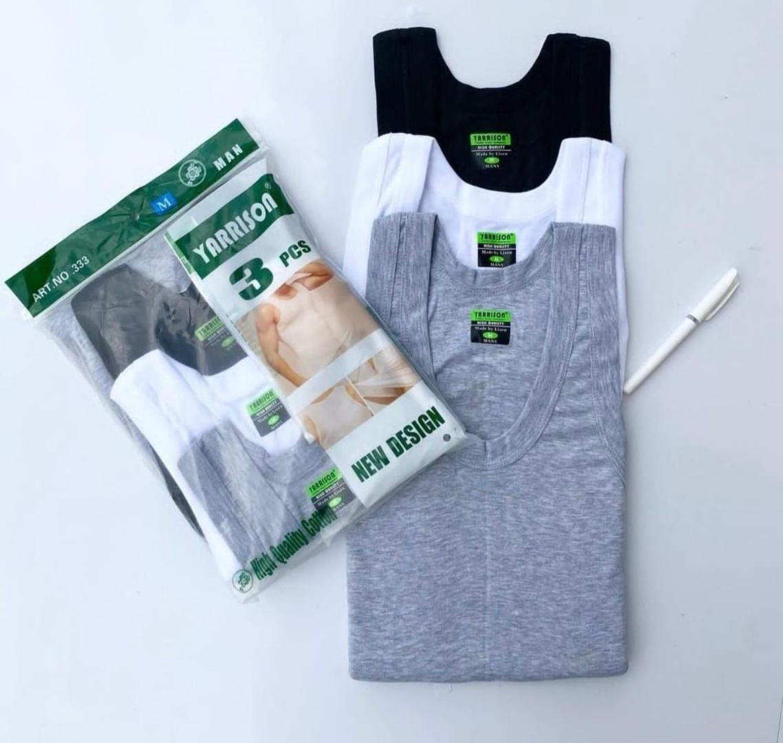 3PCS Pure Cotton Men Vests Soft Breathable Sleeveless Innerwear for Men Comfortable Lightweight Undershirts M–3XL Durable Everyday Wear Gym Casual and Daily Use