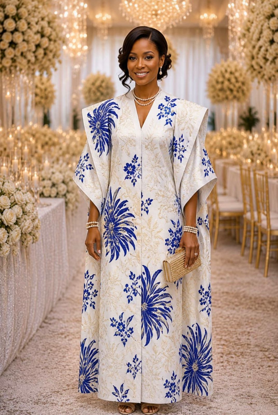 Women Elegant Kaftan Dera Dress Luxury Maxi Gown Free Flowing Fashion Outfit Stylish Modest Wear Comfortable Rich Classy Look for Parties Events and Special Occasions