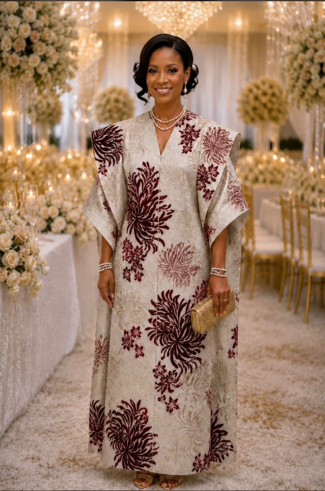 Women Elegant Kaftan Dera Dress Luxury Maxi Gown Free Flowing Fashion Outfit Stylish Modest Wear Comfortable Rich Classy Look for Parties Events and Special Occasions