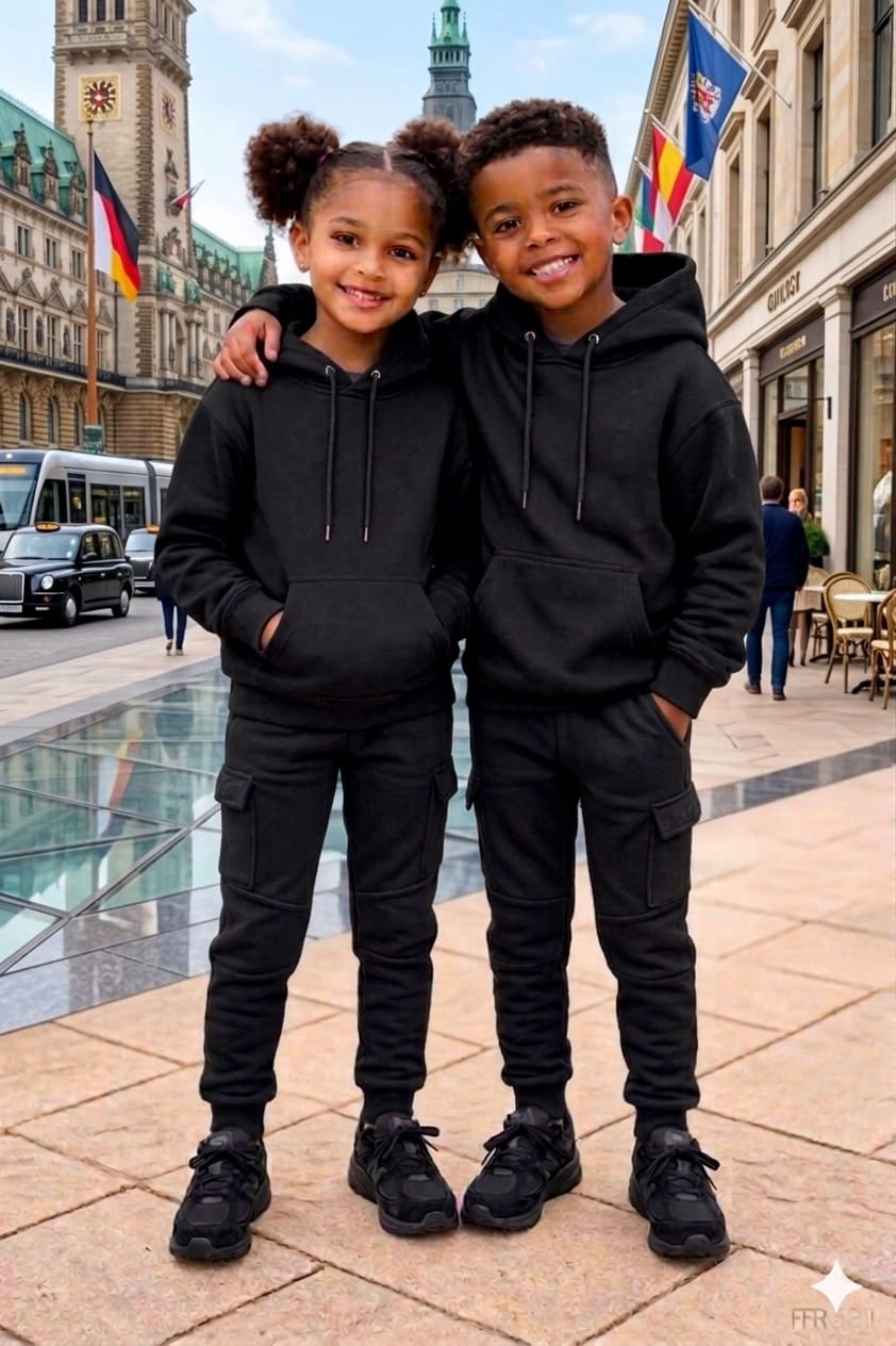 Kids Warm Tracksuit Set Hoodie and Matching Sweatpants Comfortable Children Sportswear Outfit Soft Casual Wear for Boys and Girls Everyday Fashion Ages 3 to 12 Years