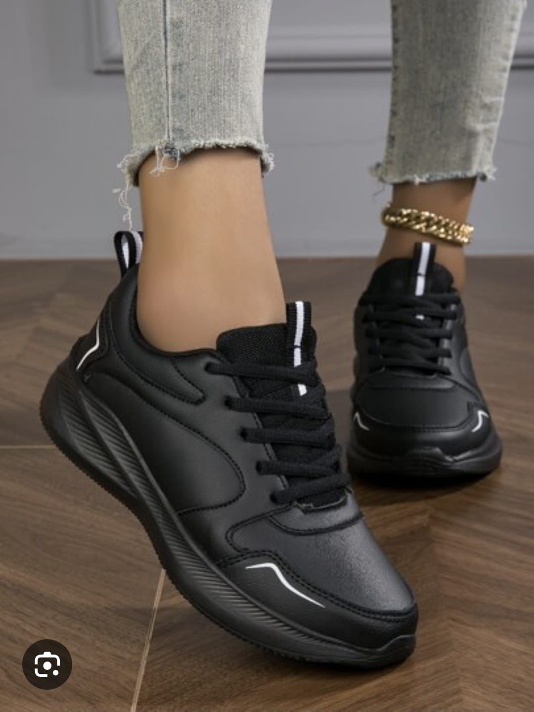 Ladies Run Away Women’s Fashion Sneakers – Premium Low-Top Wedge Walking Trainers.