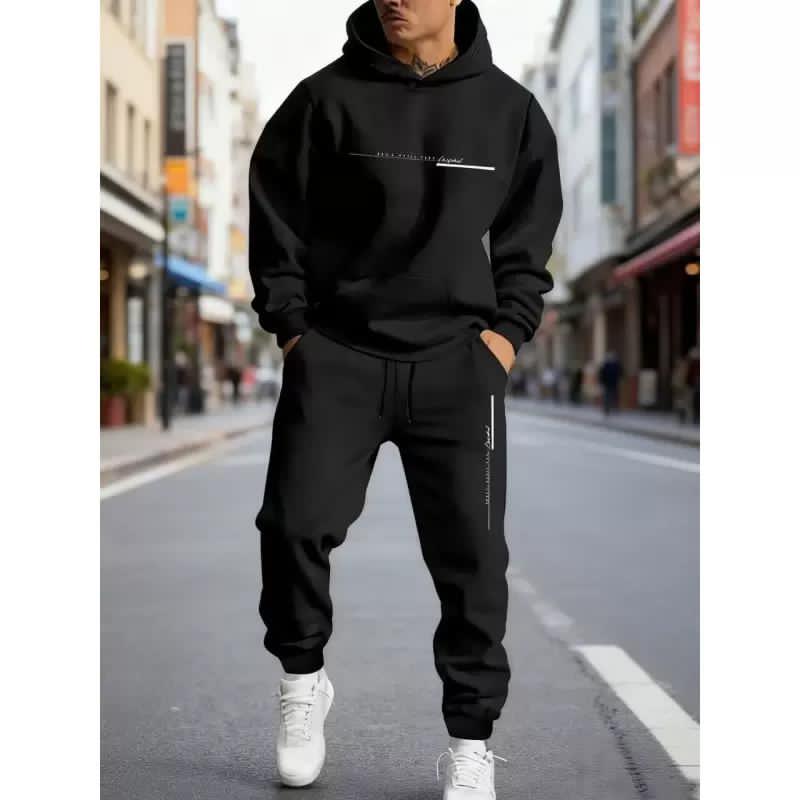 HEAVY DUTY Premium Unisex Pullover Hoodie & Joggers Tracksuit Set Casual Streetwear Sweatsuit (Sizes M-3XL)