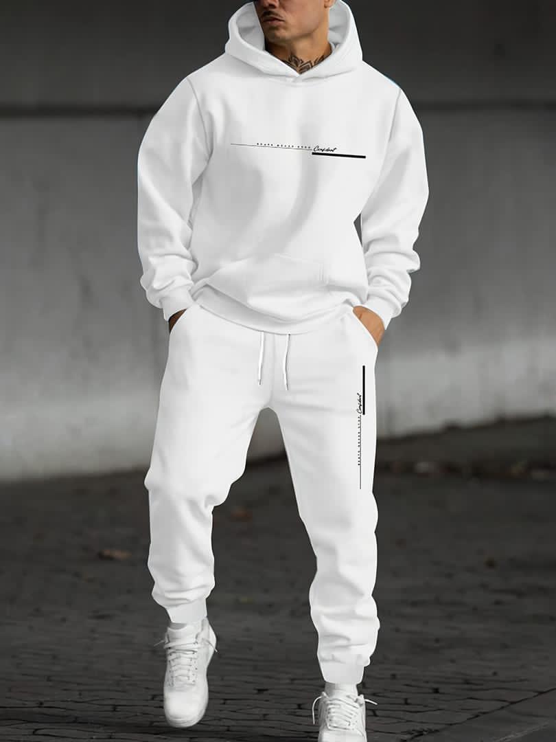 HEAVY DUTY Premium Unisex Pullover Hoodie & Joggers Tracksuit Set Casual Streetwear Sweatsuit (Sizes M-3XL)