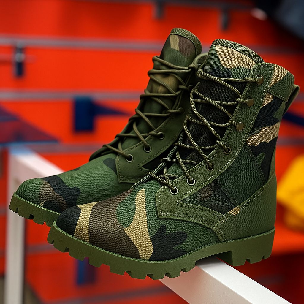 🥾🔥 Tactical Combat Boots – Tough, Stylish & Ready for Anything 🔥🥾💥 Step up your game with these tactical combat boots – built for durability, comfort, and bold style.