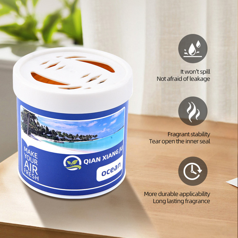 Car Air Freshener Solid Perfume Balm, 130g Large Capacity with 12 Scents, Gentle Non-Irritating, Safe for Pregnant Women & Pets, 60 Days Long-Lasting Odor Eliminator for Car, Home, Office & Wardrobe
