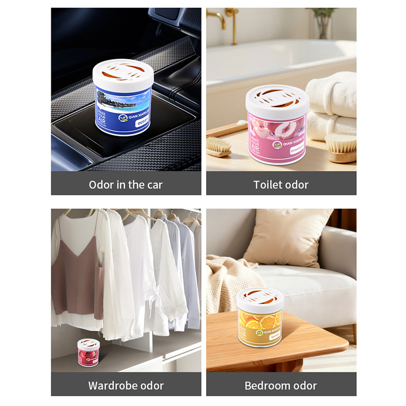 Car Air Freshener Solid Perfume Balm, 130g Large Capacity with 12 Scents, Gentle Non-Irritating, Safe for Pregnant Women & Pets, 60 Days Long-Lasting Odor Eliminator for Car, Home, Office & Wardrobe