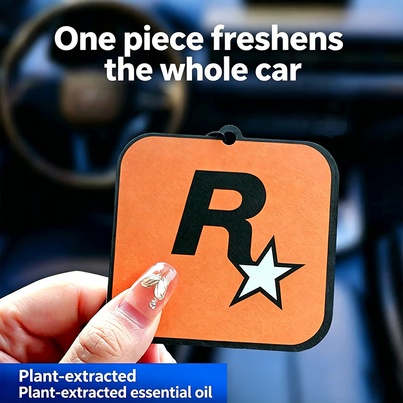 R-Star Hanging Car Air Freshener - Long Lasting Natural Scent for Car, Closet & Home Save More with 10-Pack