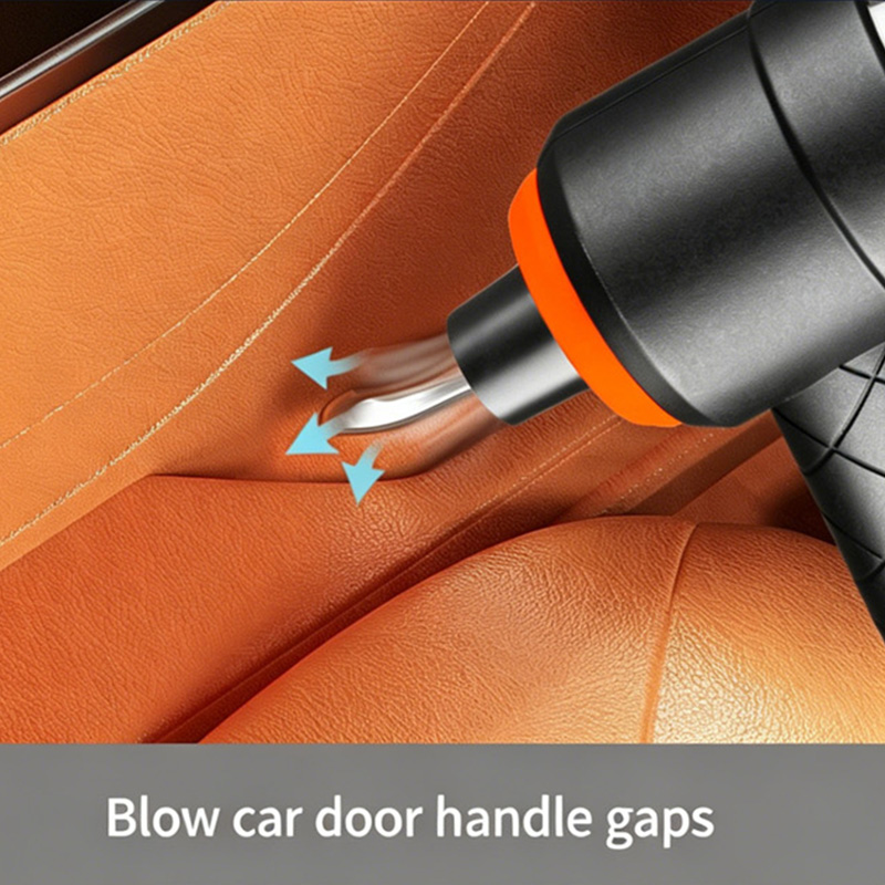 Wireless Handheld Car Vacuum Cleaner, 120W Powerful Suction, Rechargeable, Wet & Dry Use for Car and Home Cleaning