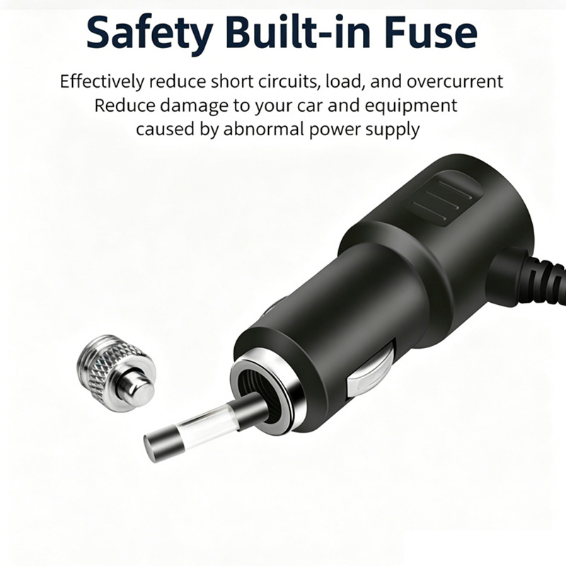 120W 1-to-4 Cigarette Lighter Splitter Car Charger with PD & QC3.0 Ports, 12V/24V Multi-Port Power Adapter for All Cars