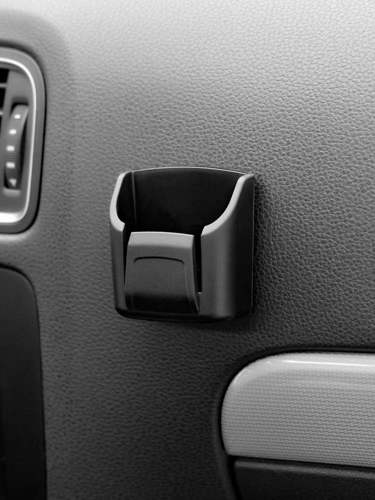Car Key Organizer Storage Box, Self-Adhesive Mini Car Console Pocket Holder for Key, Card, Coin, Multifunctional Interior Accessories