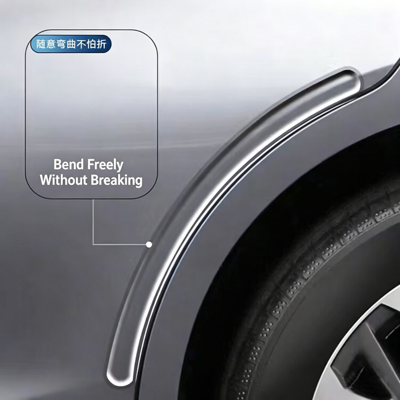 Invisible Car Door Anti-Collision Strips, Door Edge Protection to Prevent Bumps and Scratches, Rearview Mirror Protective Adhesive Strips,  Universal Fit